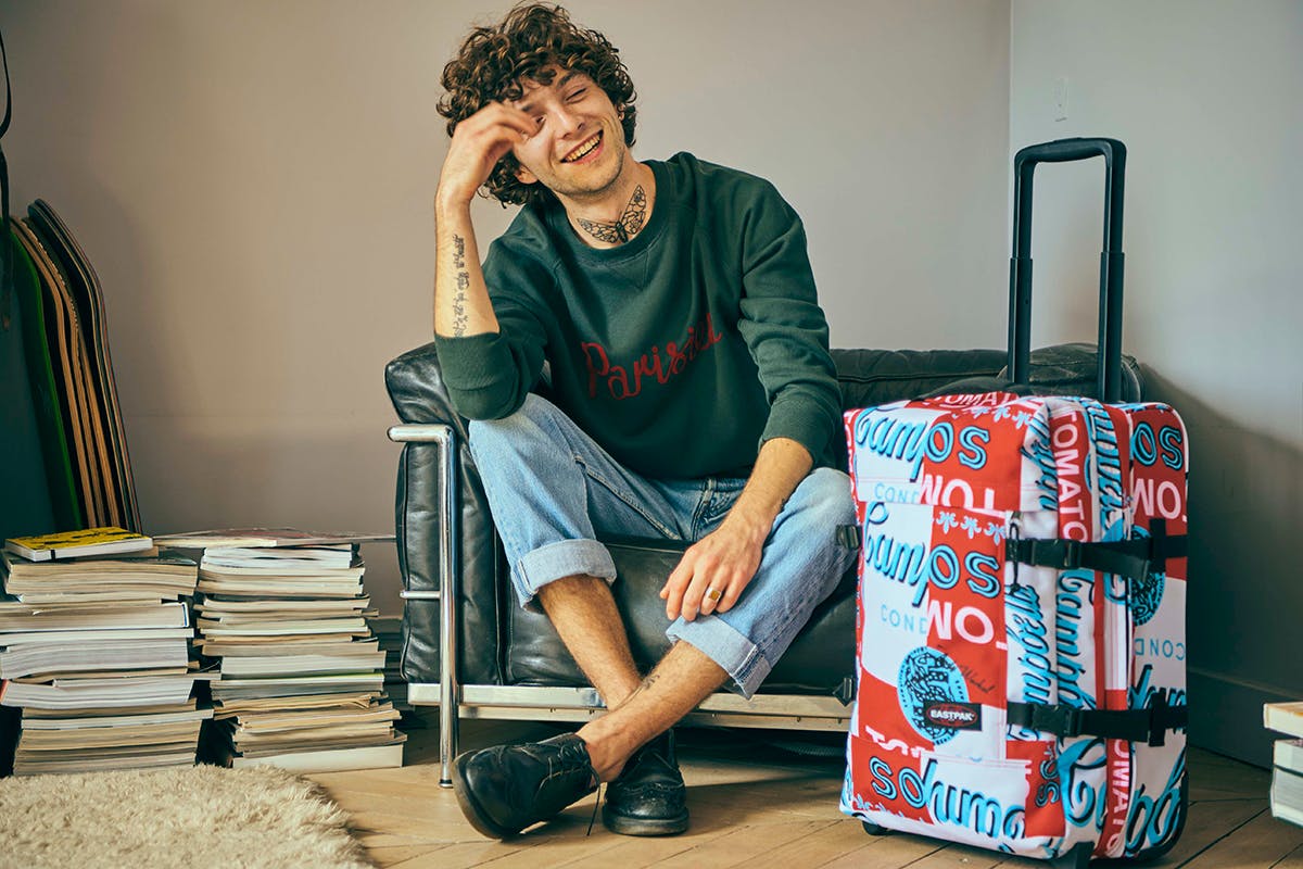 eastpak andy warhol backpack